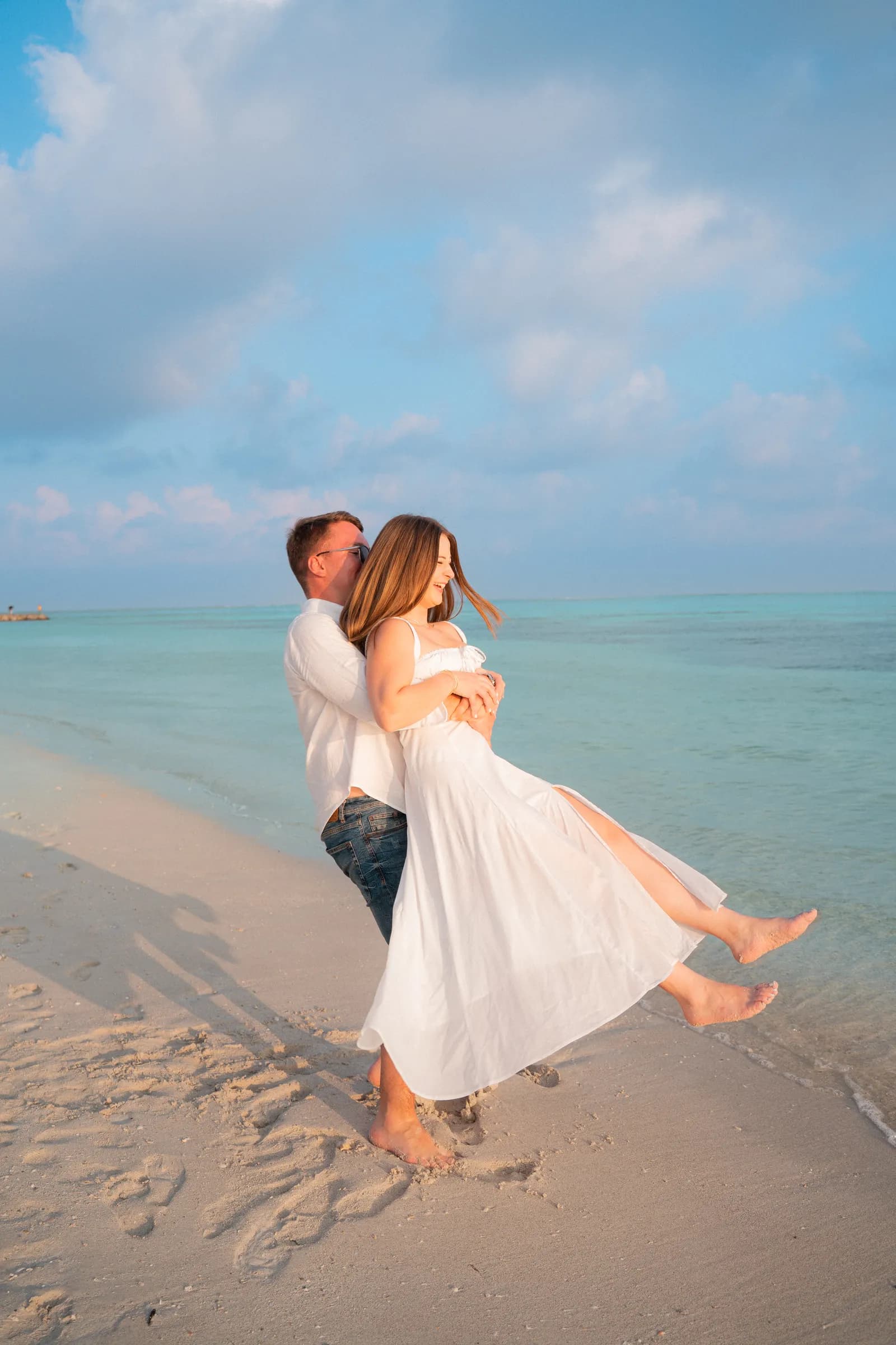 Maldives photoshoot by Coora Studio — sample from our portfolio, offered on Madifushi, Thaa Atoll